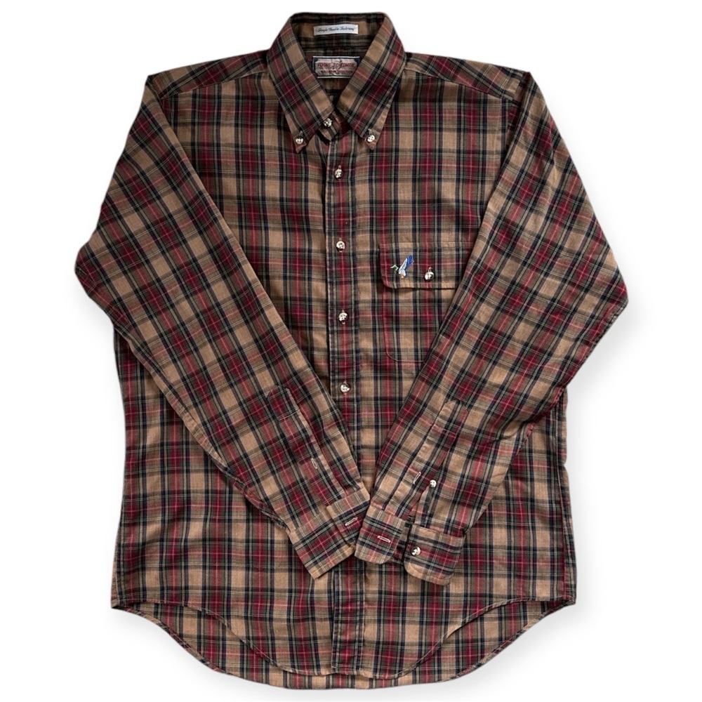 FLYING SCOTSMAN Vintage Plaid Button Down Shirt
